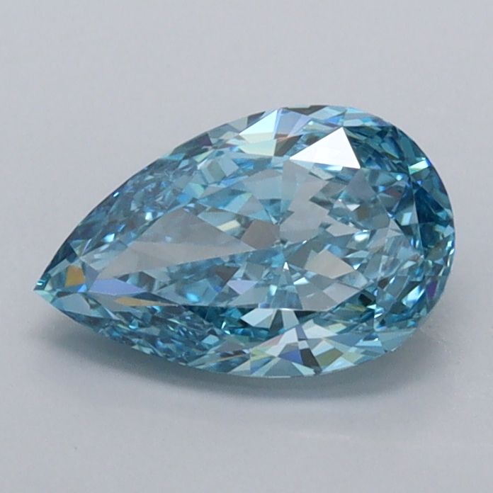 1.0 CT Fancy Vivid Blue PEAR