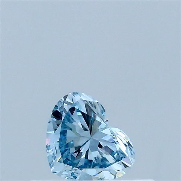 0.27 CT Fancy Intense Blue HEART
