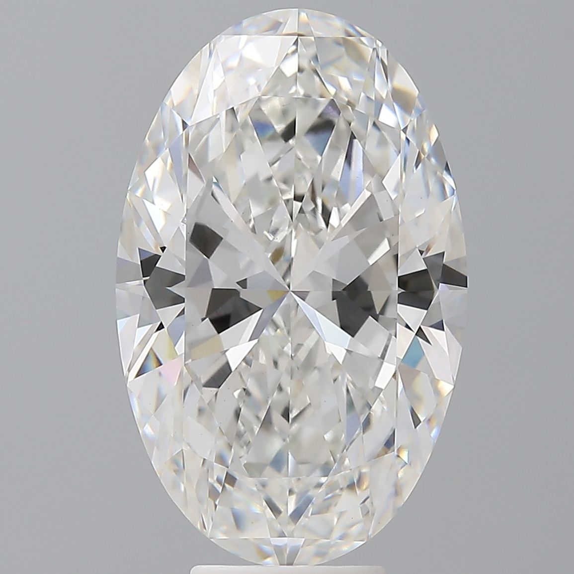 7.58 ct. oval Lab Grown Diamond front image