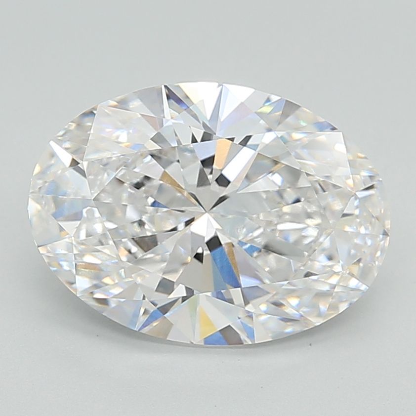 5.02 ct. oval Lab Grown Diamond front image