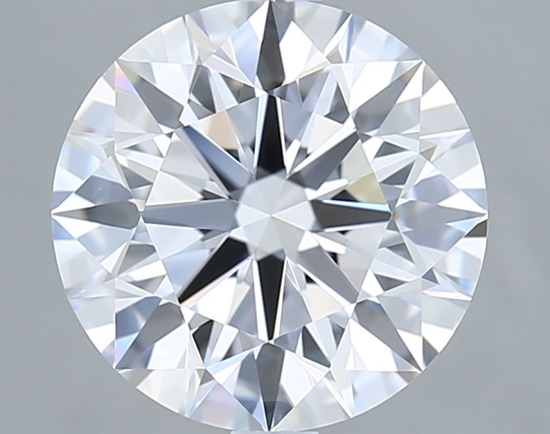 Diamant Rond 3.04 ct - Couleur D - Pureté VVS2
