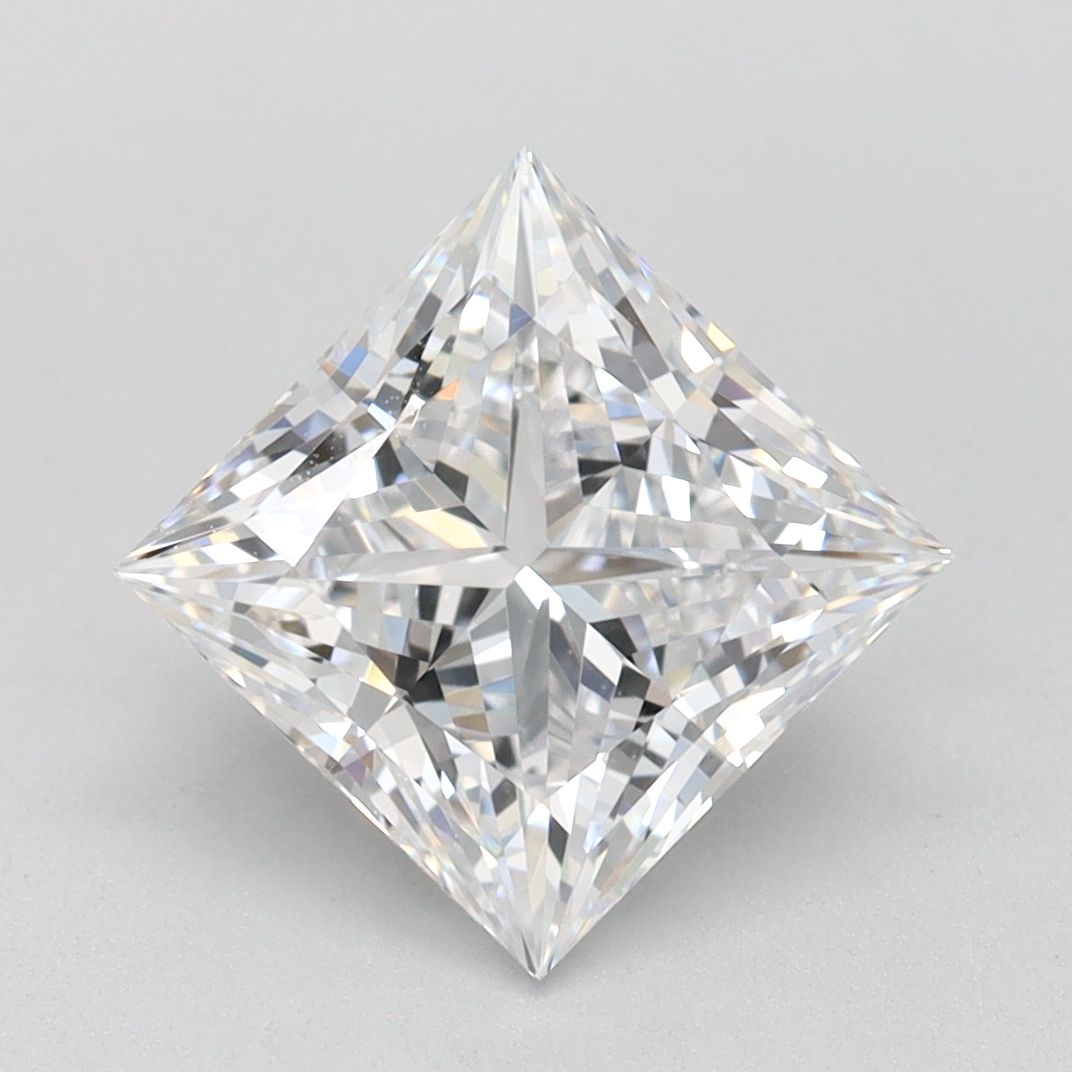 2.10 ct. princess Lab Grown Diamond front image