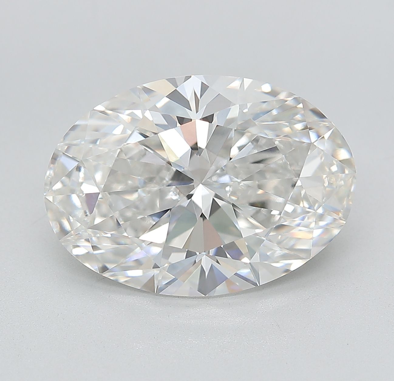 6.73 ct. oval Lab Grown Diamond front image