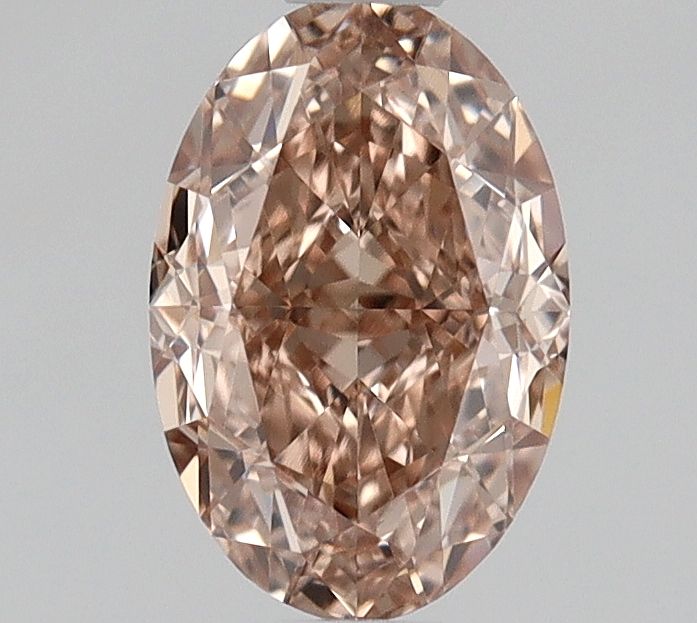 Diament 0.7 ct Fancy Brownish Orangey Pink/IF