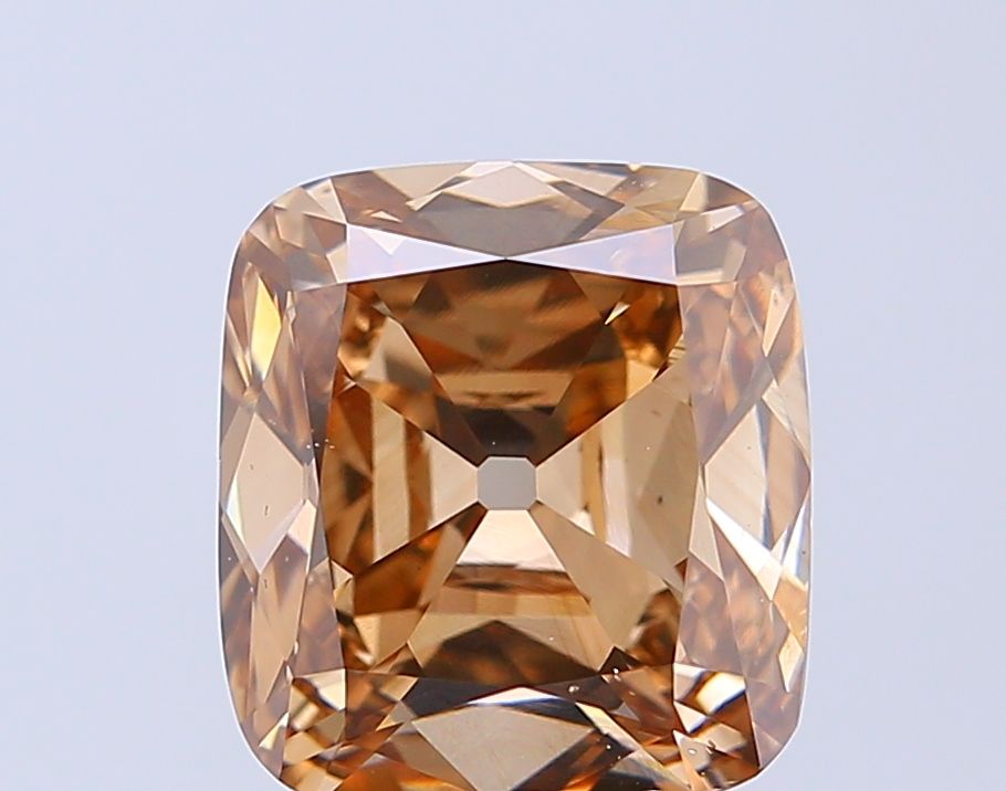 Diament 3.4 ct Fancy Orangey Brown/VS2