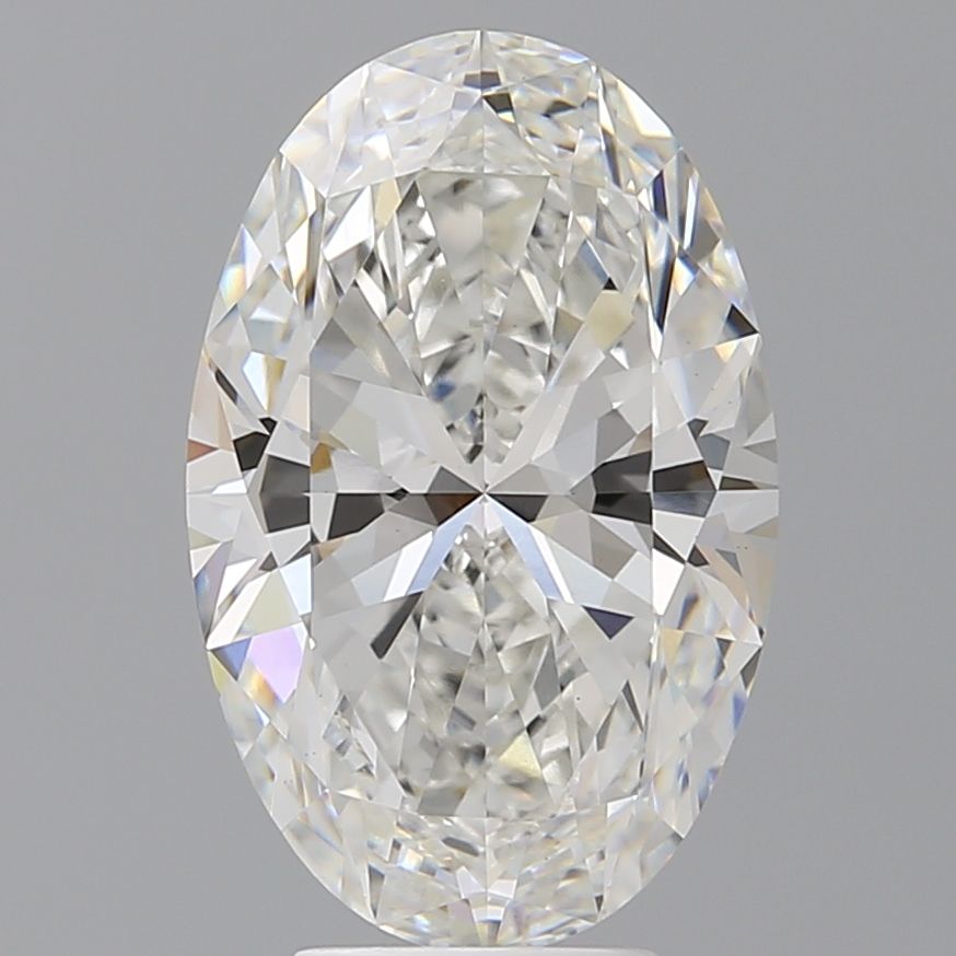 5.53 ct. oval Lab Grown Diamond front image