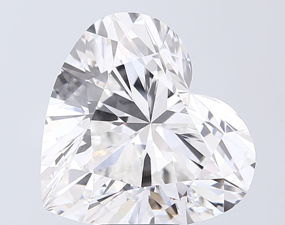7.08 ct. heart Lab Grown Diamond front image