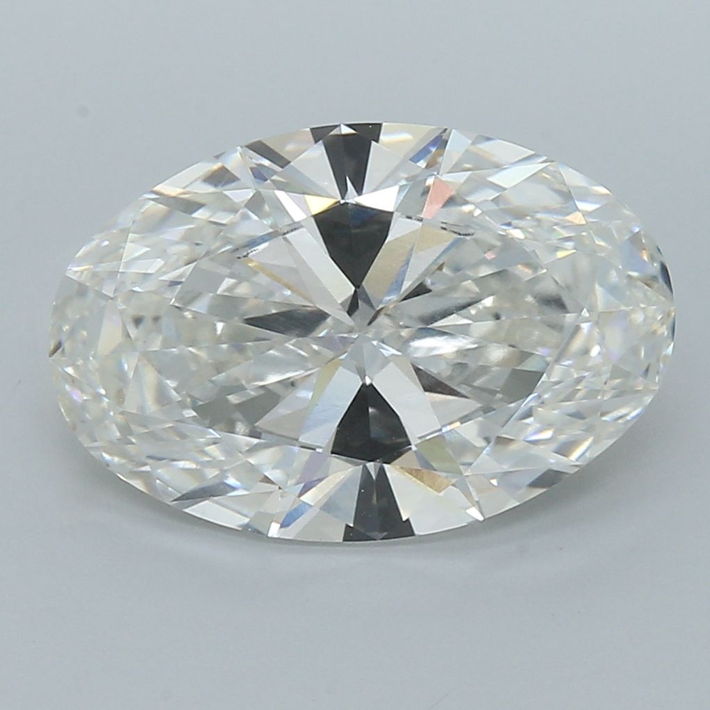 7.03 ct. oval Lab Grown Diamond front image