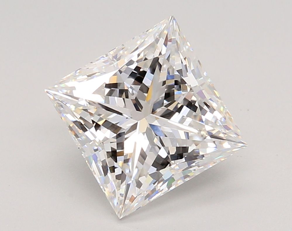 3.01 carat e VS2 EX Cut IGI princess diamond