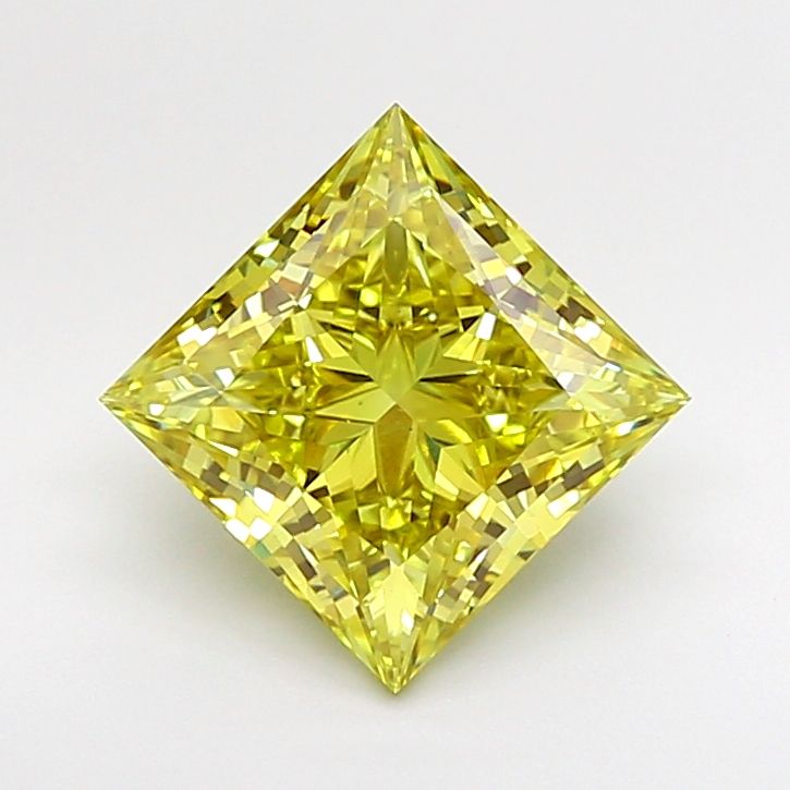 3.08 ct. princess Lab Grown Diamond front image
