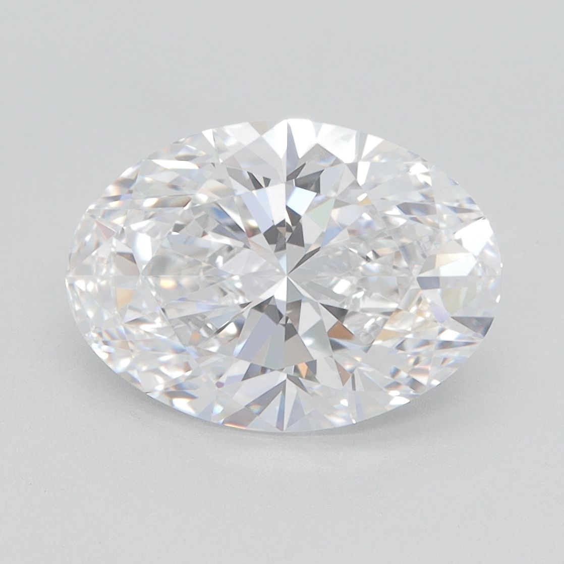 3.02 ct. oval Lab Grown Diamond front image