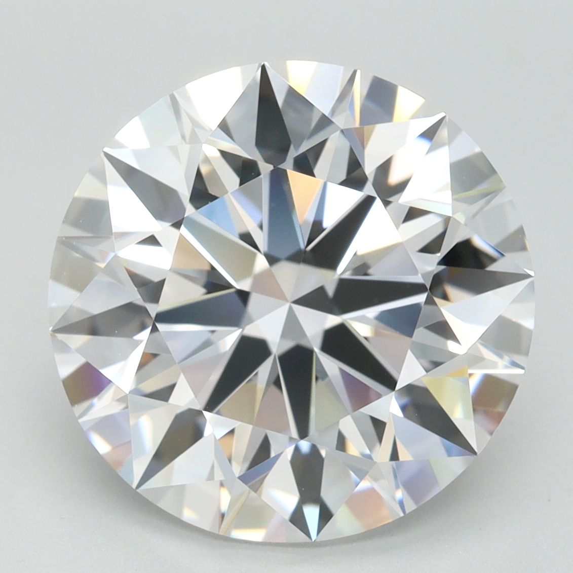 5.24 ct. round Lab Grown Diamond front image