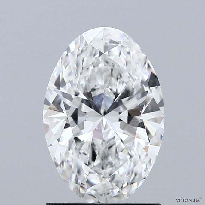 1.35 ct. oval Lab Grown Diamond front image