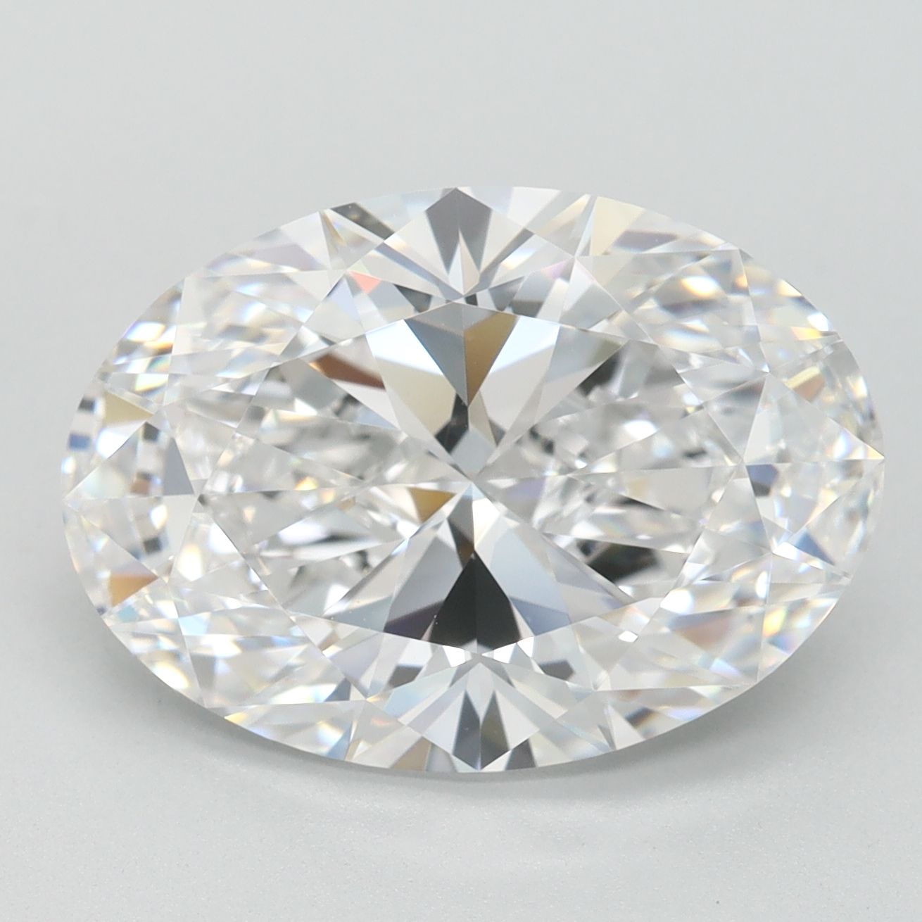 5.02 ct. oval Lab Grown Diamond front image