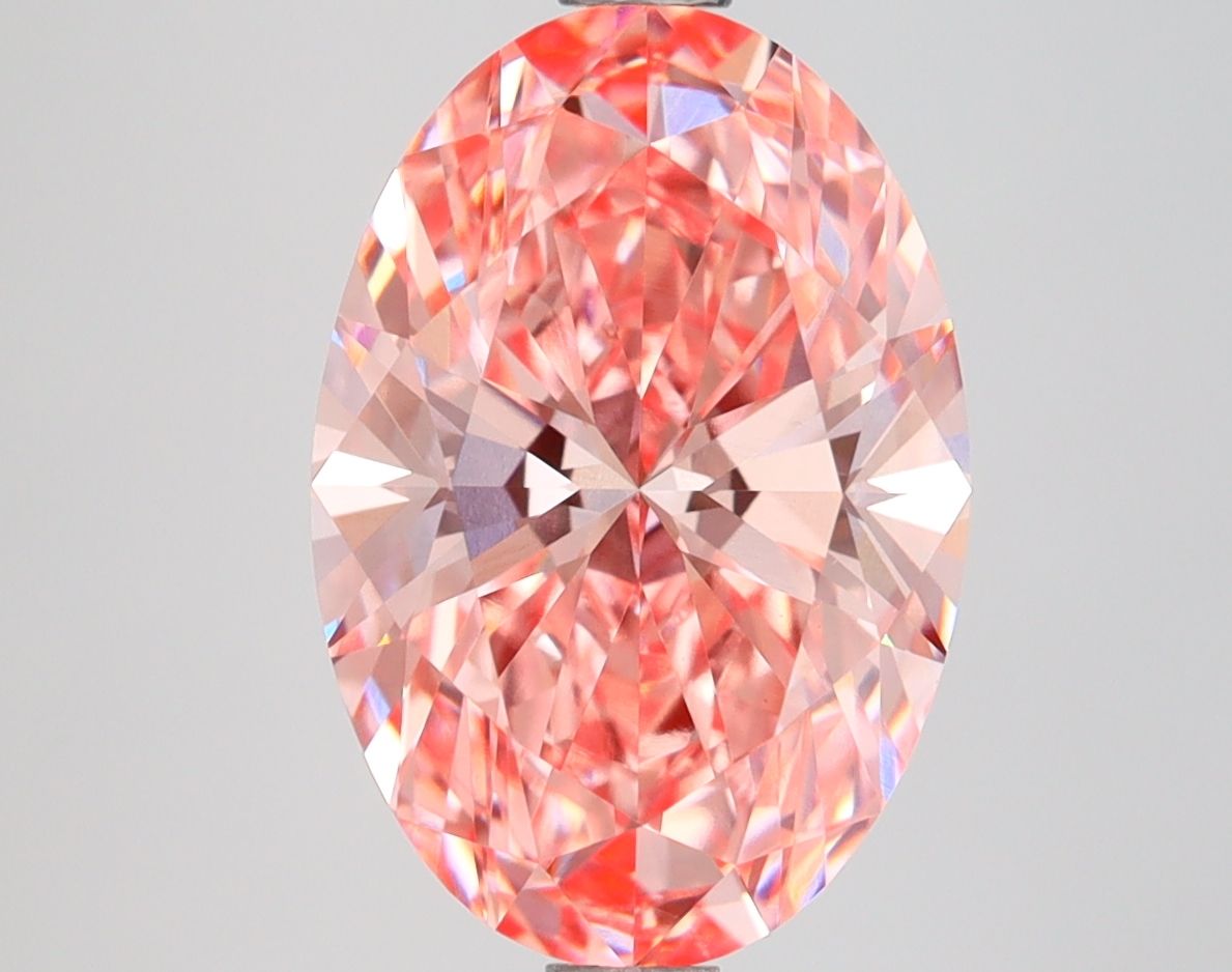 2.96 ct. oval Lab Grown Diamond front image