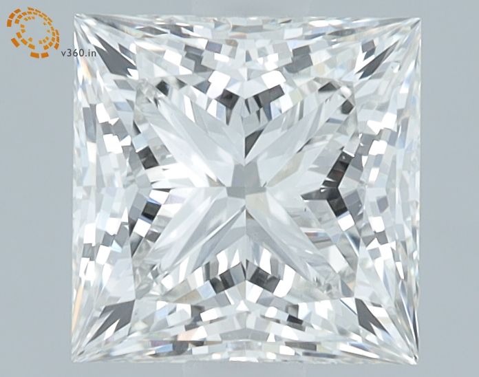 1.74 ct. princess Lab Grown Diamond front image