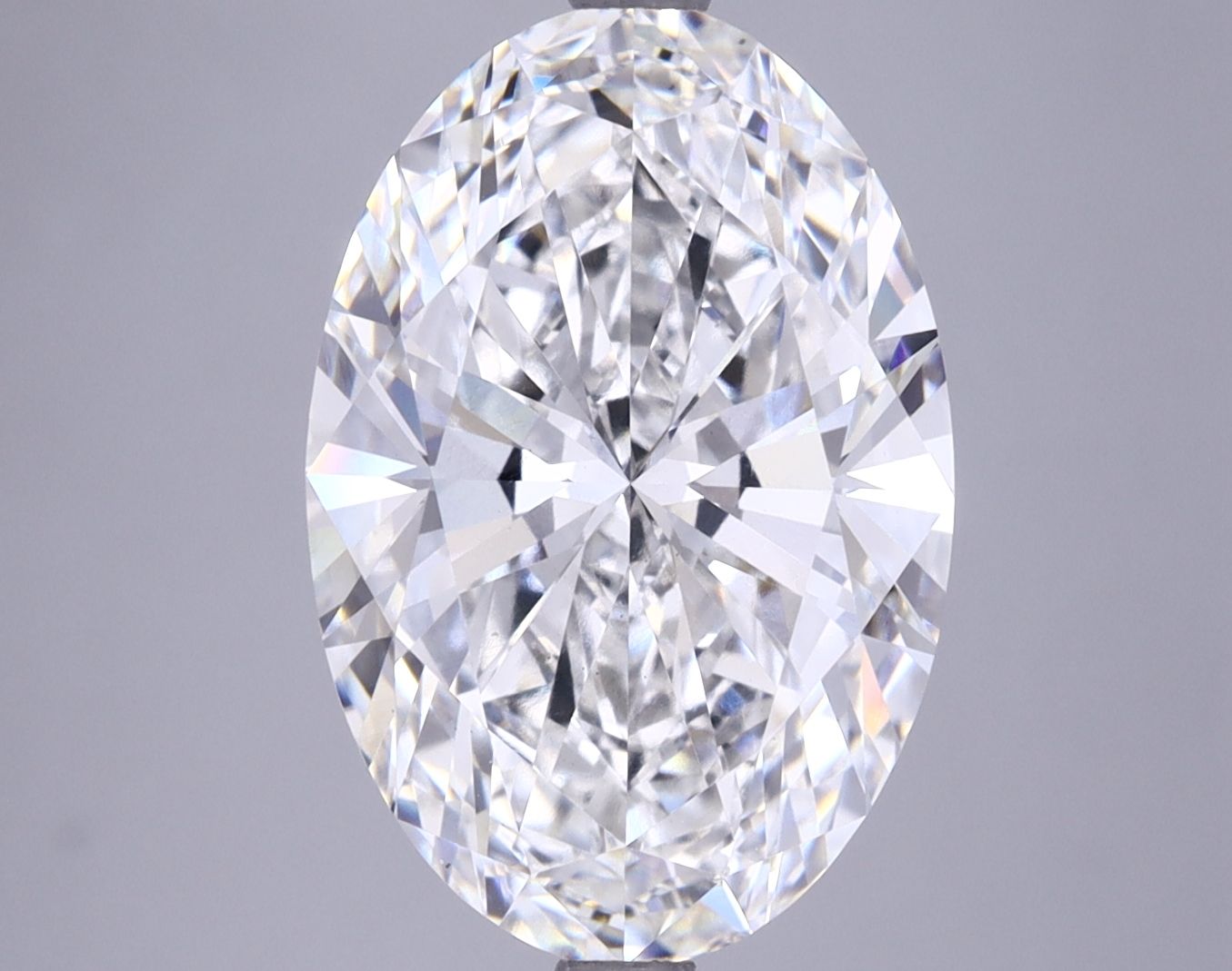 5.33 ct. oval Lab Grown Diamond front image