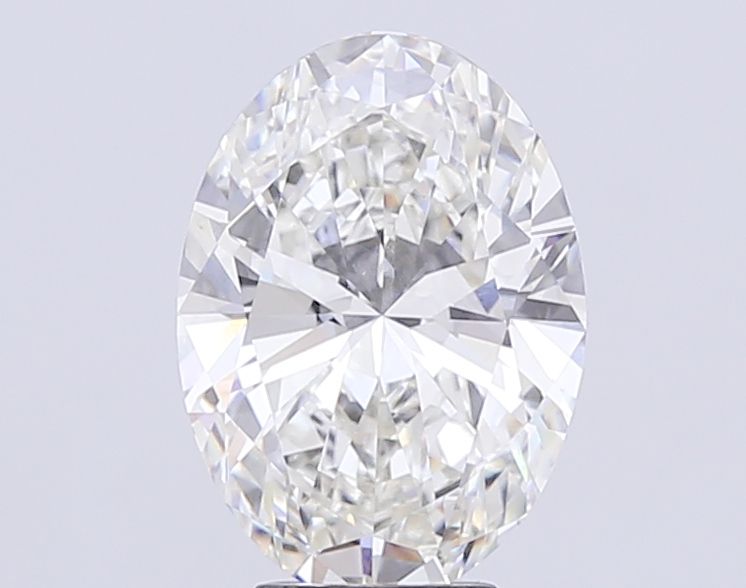 5.50 ct. oval Lab Grown Diamond front image