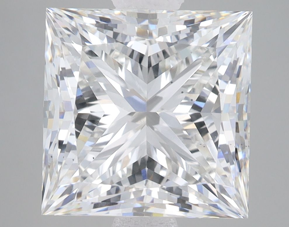 6.03 ct. princess Lab Grown Diamond front image