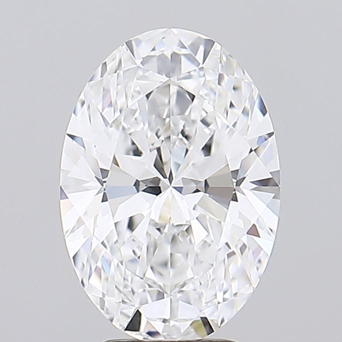 3.01 ct. oval Lab Grown Diamond front image