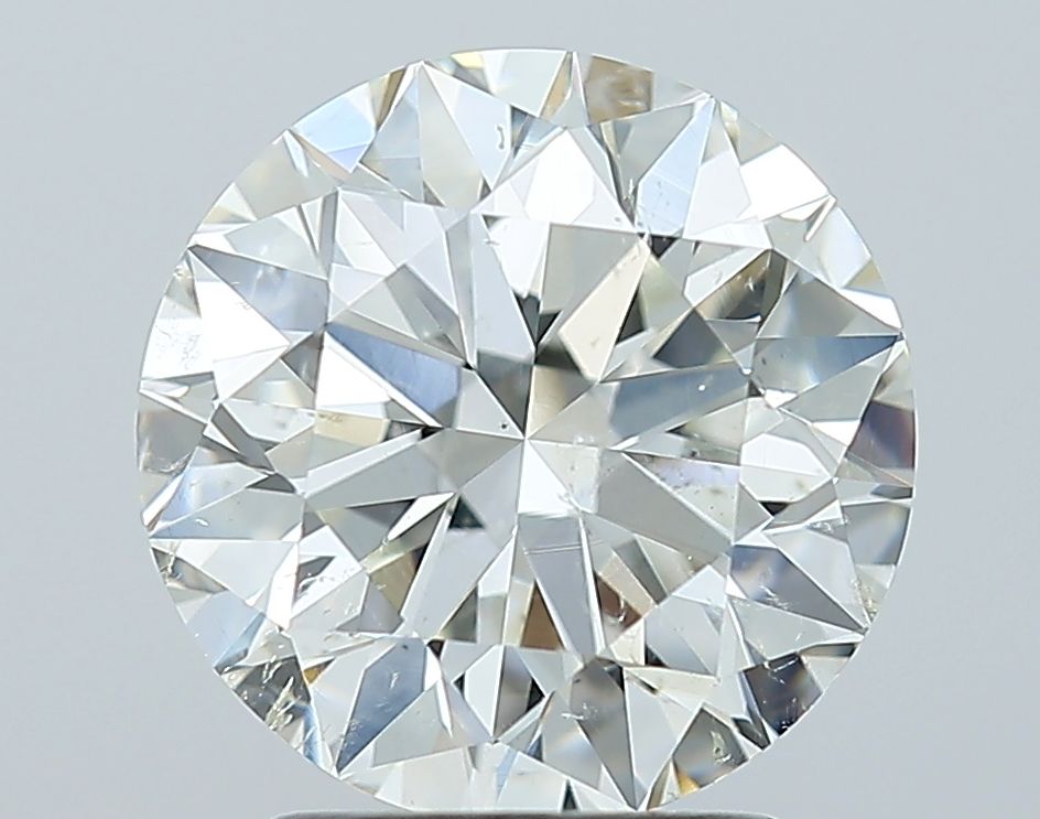 Diamant Rond 2.52 ct - Couleur J - Pureté SI2