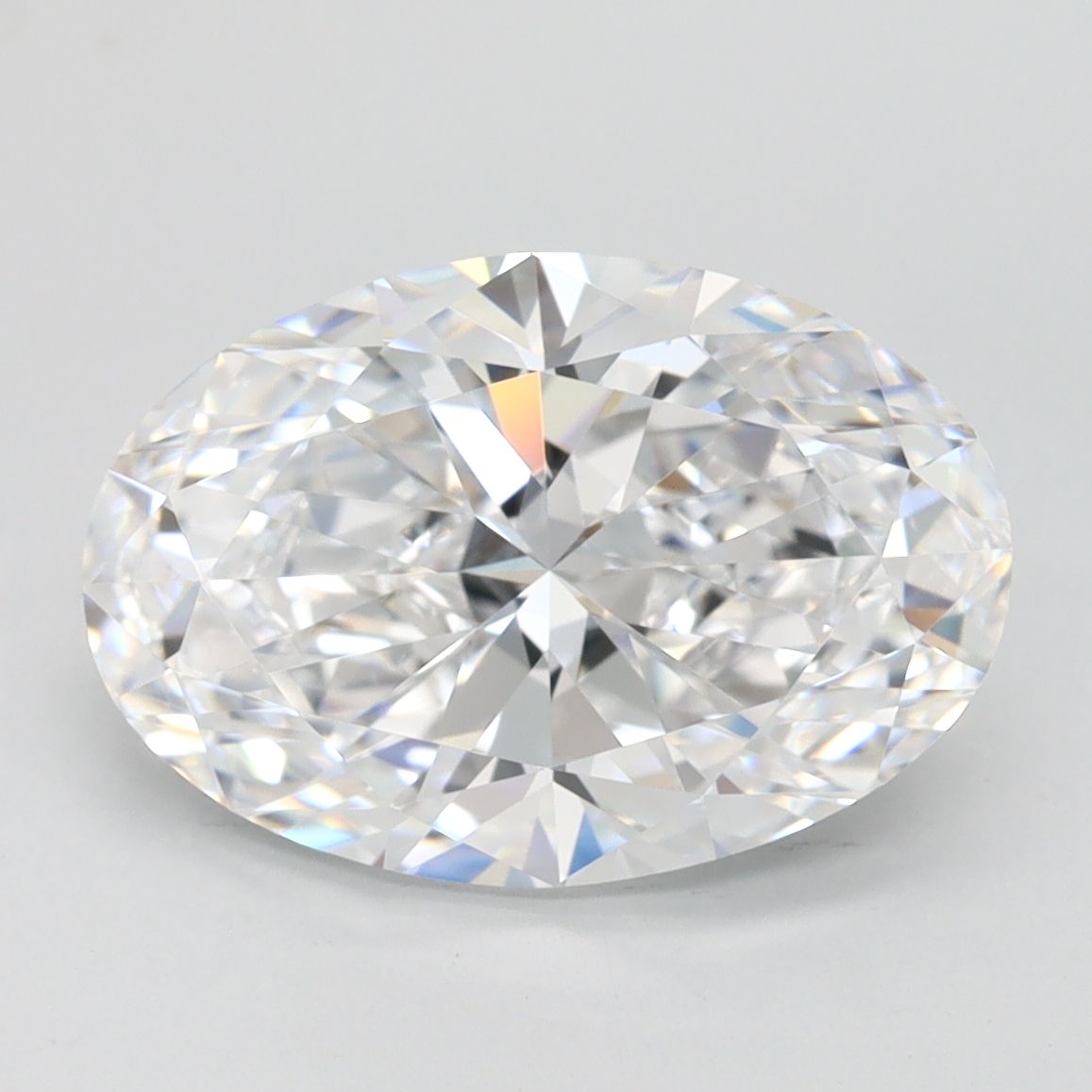 2.93 ct. oval Lab Grown Diamond front image
