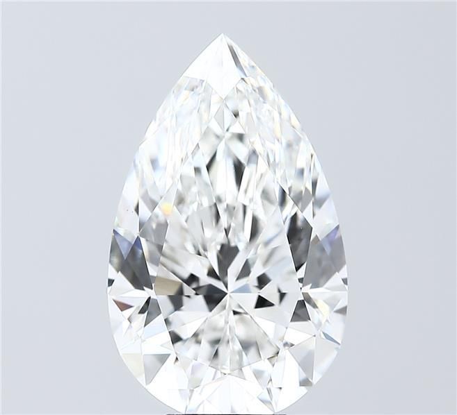 7.08 ct. pear Lab Grown Diamond front image