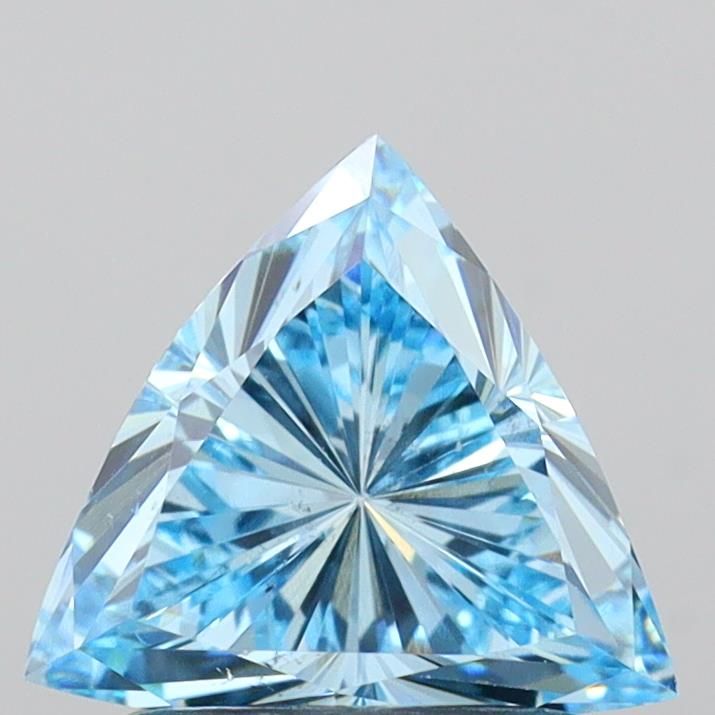 1.03 CT Fancy Intense Blue TRIANGULAR