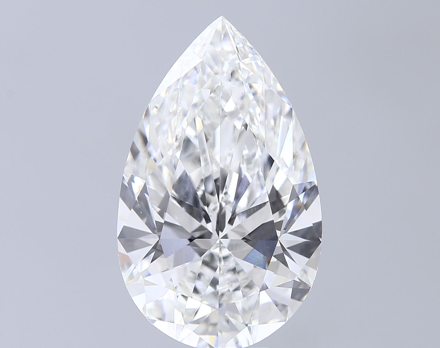 9.99 ct. pear Lab Grown Diamond front image