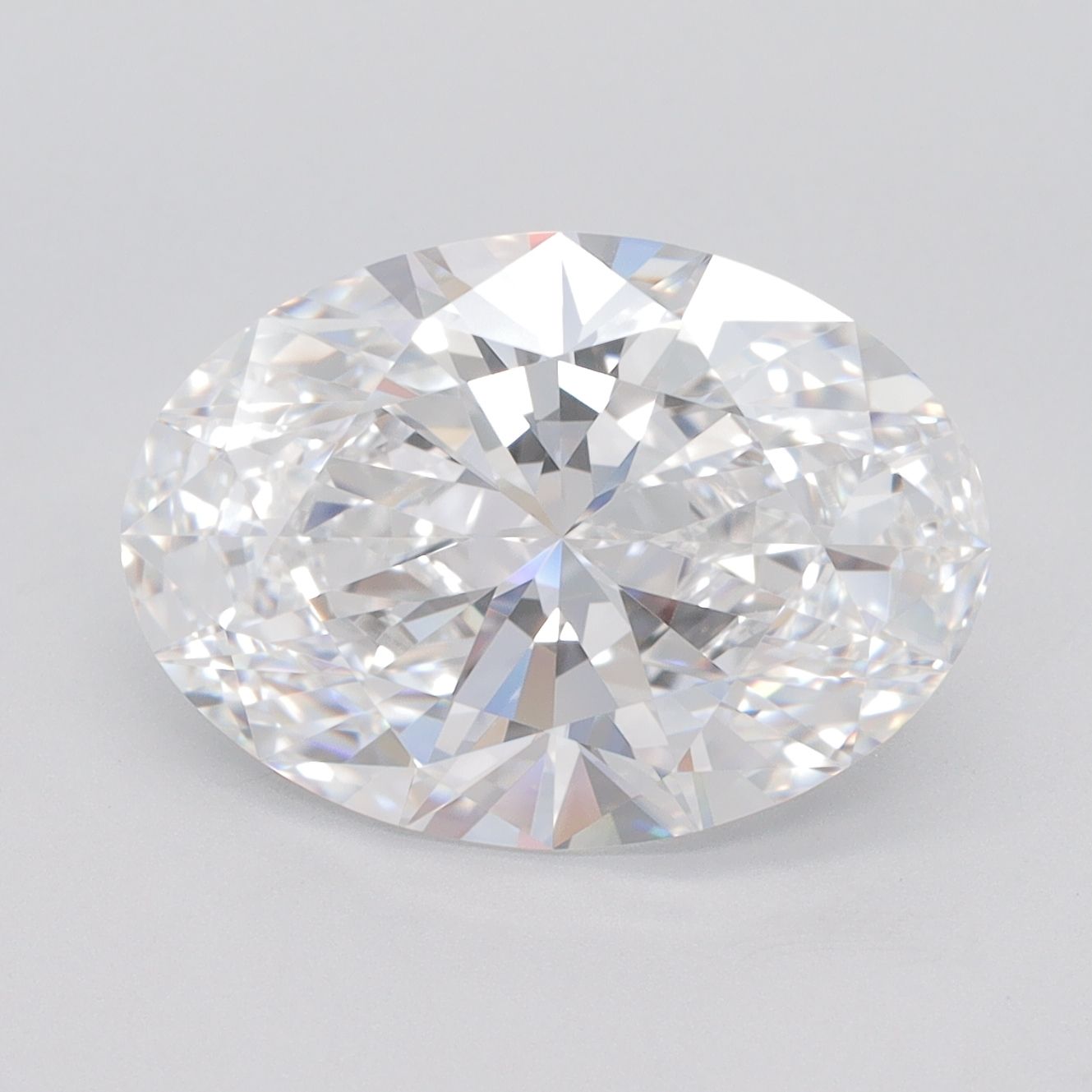 5.02 ct. oval Lab Grown Diamond front image
