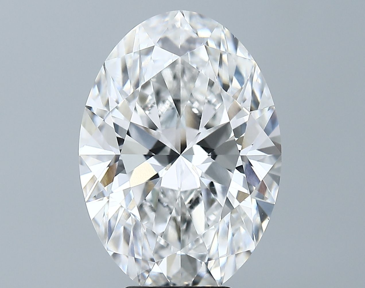 5.62 ct. oval Lab Grown Diamond front image