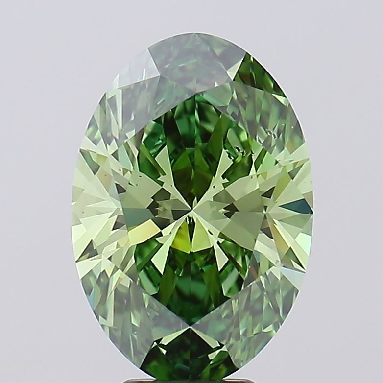 6.30 ct. oval Lab Grown Diamond front image