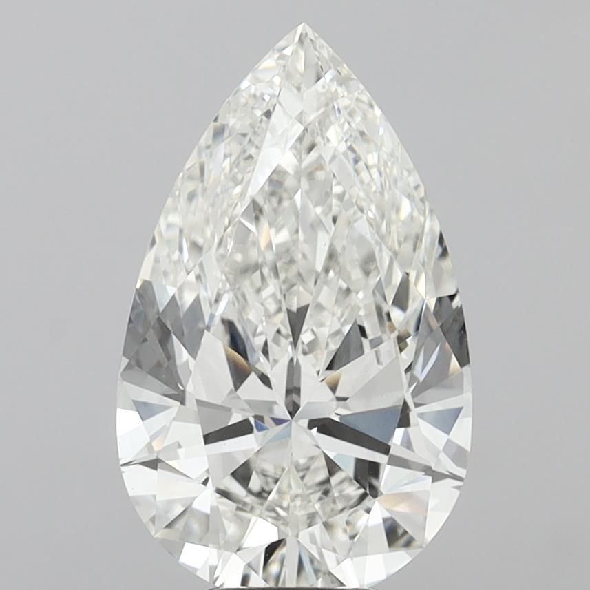 7.03 ct. pear Lab Grown Diamond front image