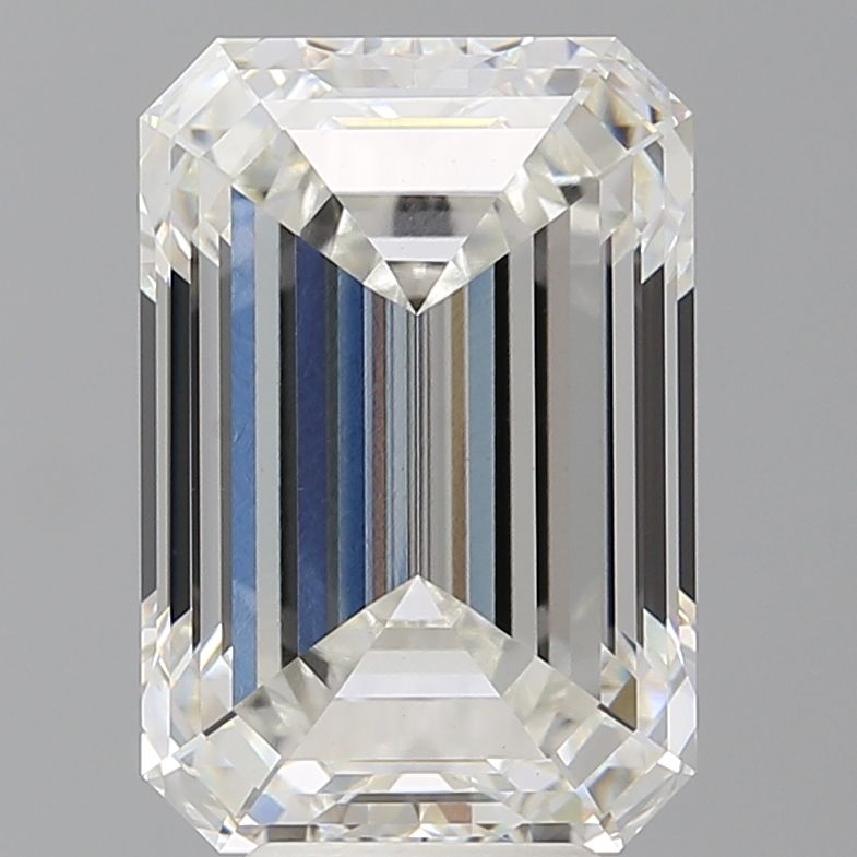 7.09 ct. emerald Lab Grown Diamond front image