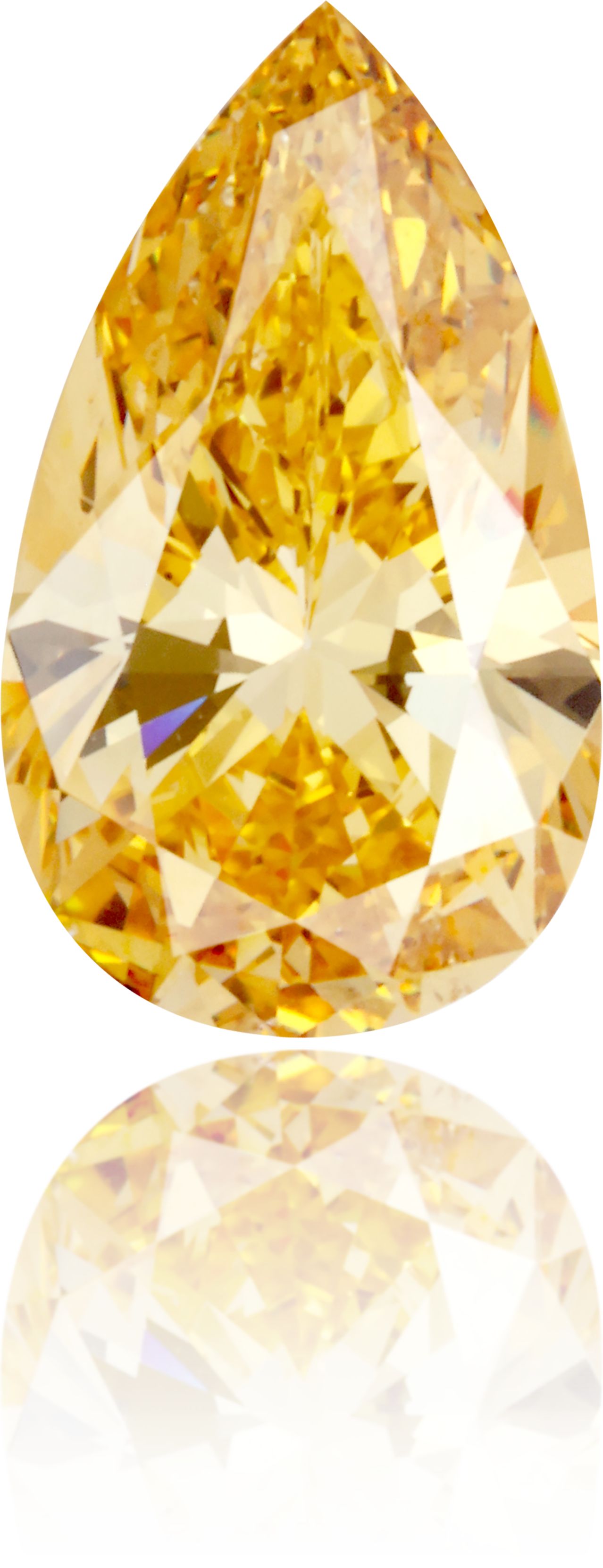 Diament 1.27 ct Fancy Vivid Orangey Yellow/SI1