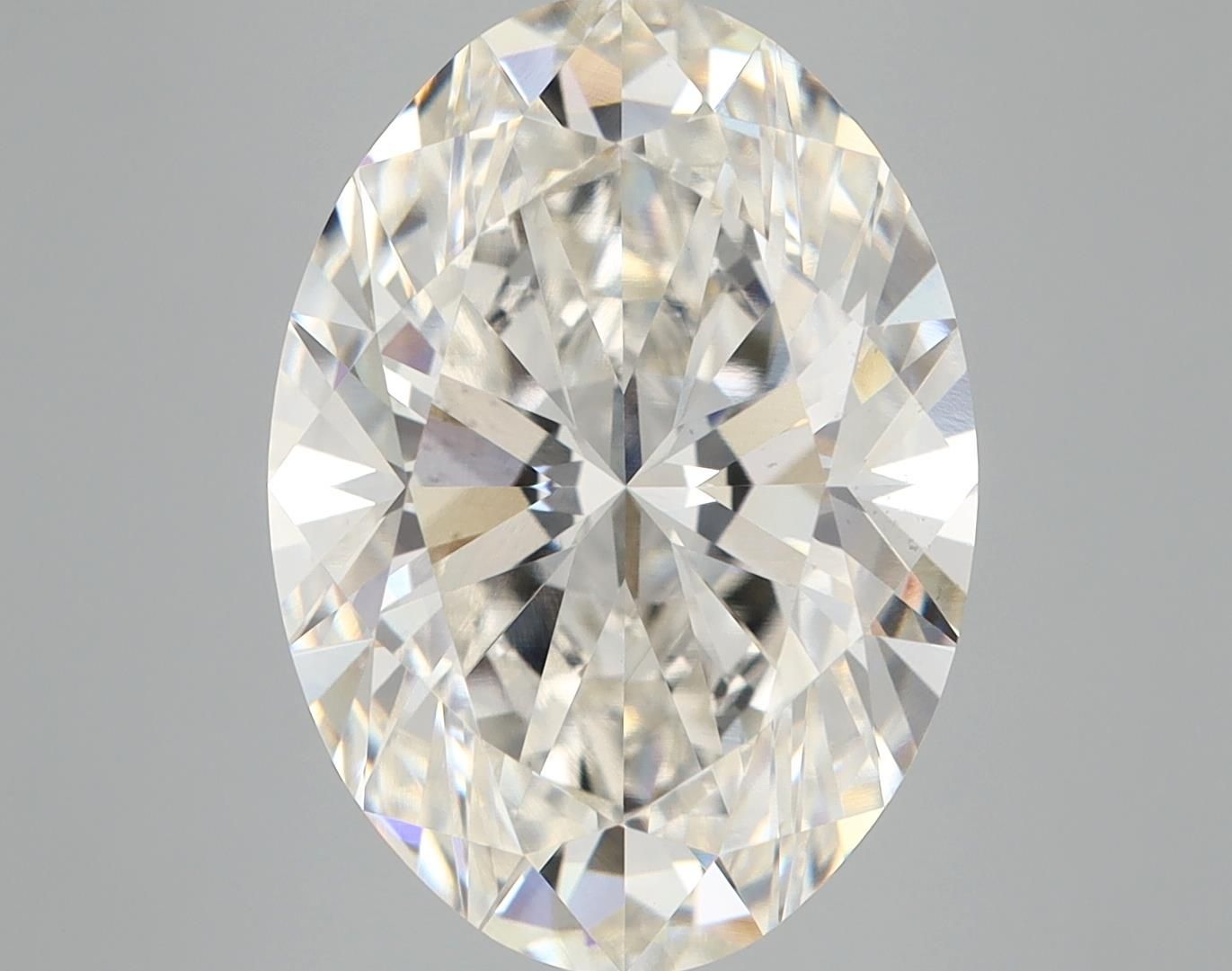 7.05 ct. oval Lab Grown Diamond front image