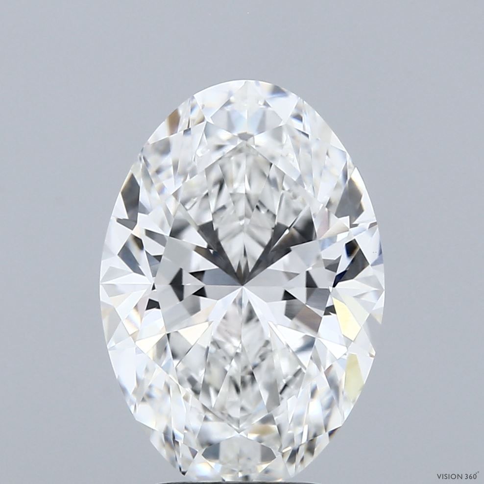 4.03 ct. oval Lab Grown Diamond front image