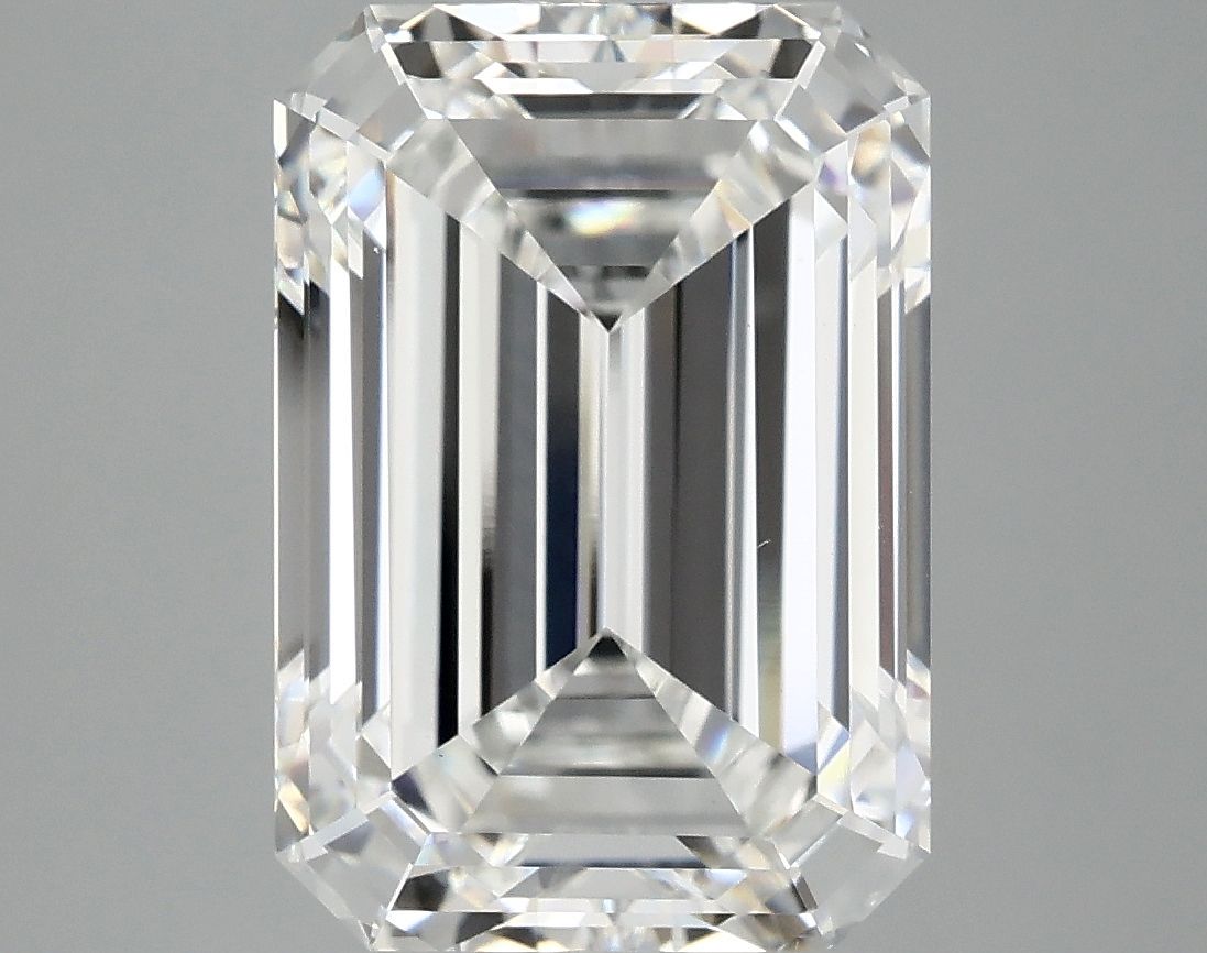 6.10 ct. emerald Lab Grown Diamond front image