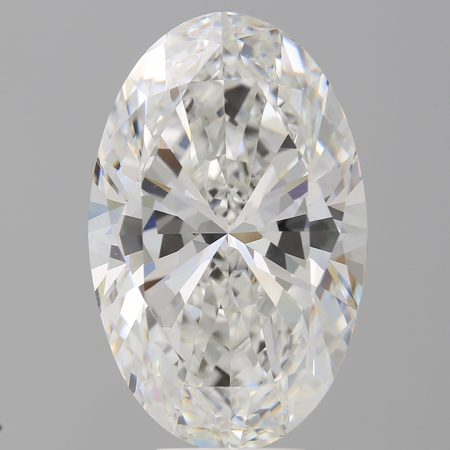 8.03 ct. oval Lab Grown Diamond front image