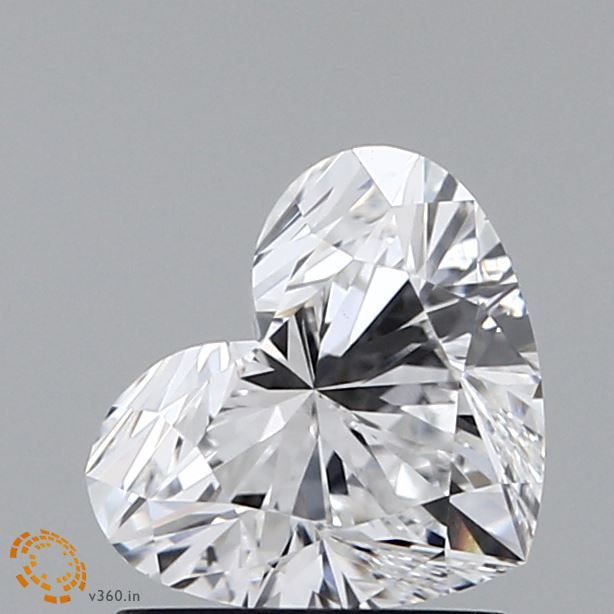 1.28 ct. heart Lab Grown Diamond front image