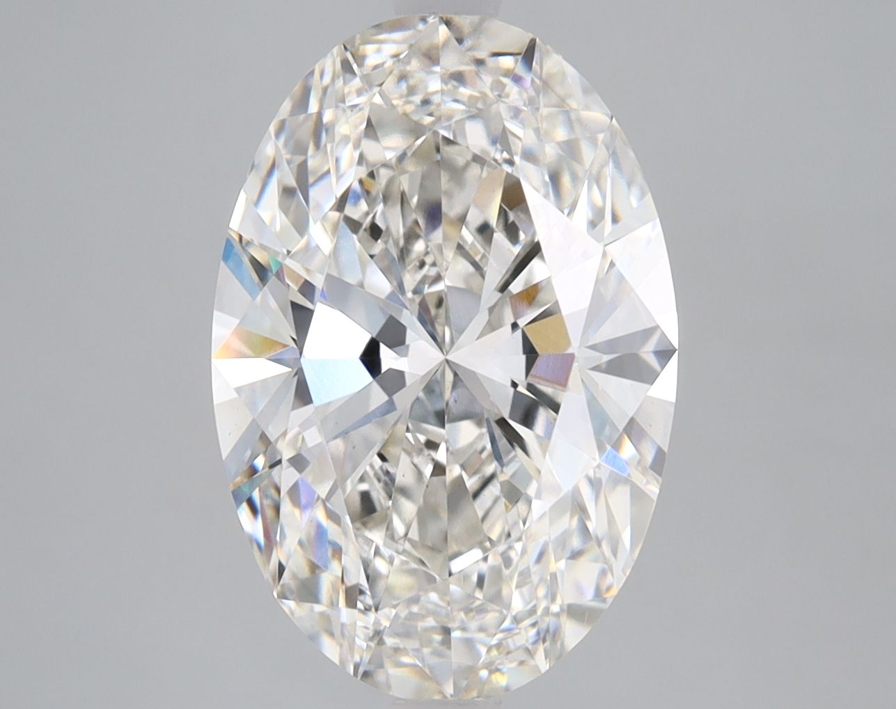 4.30 ct. oval Lab Grown Diamond front image