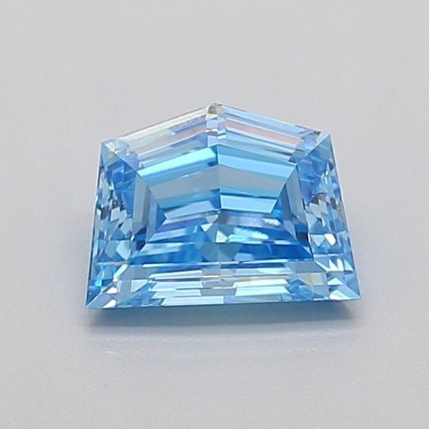 0.8 CT Fancy Vivid Blue PENTAGONAL