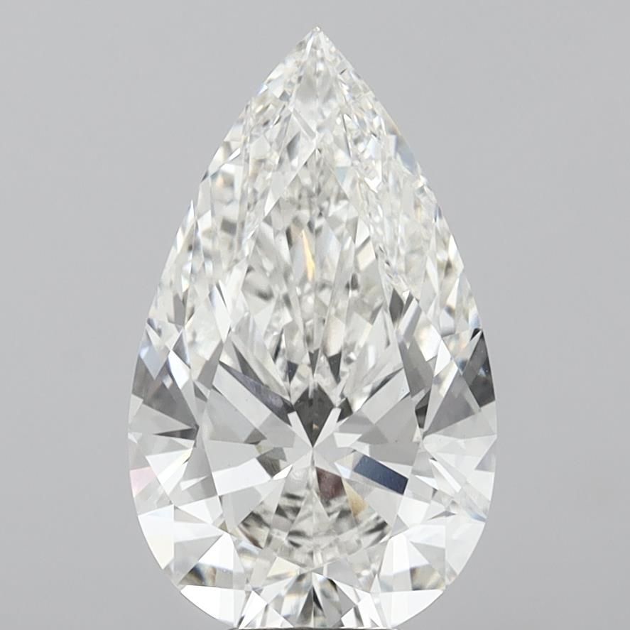 7.05 ct. pear Lab Grown Diamond front image