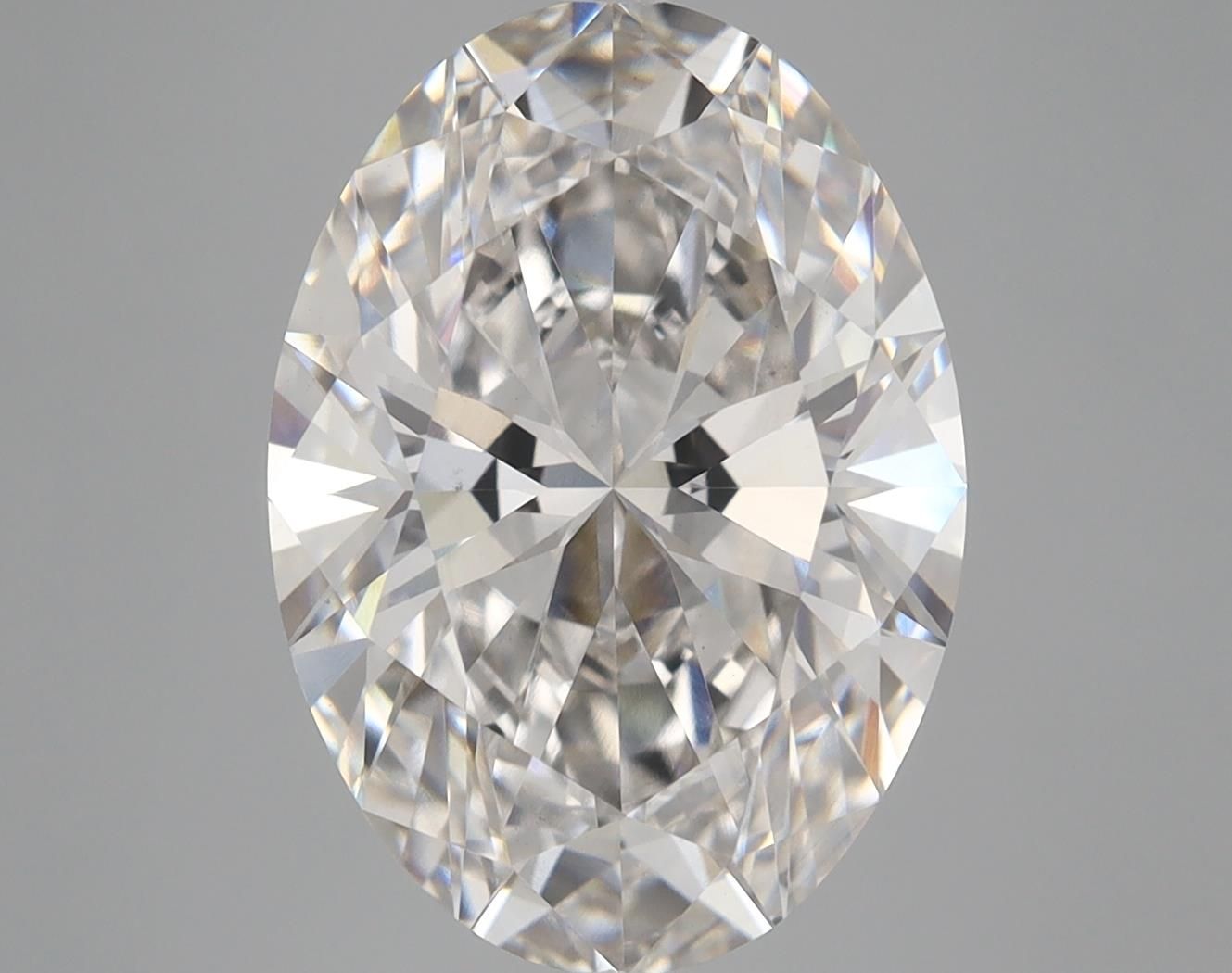 6.24 ct. oval Lab Grown Diamond front image