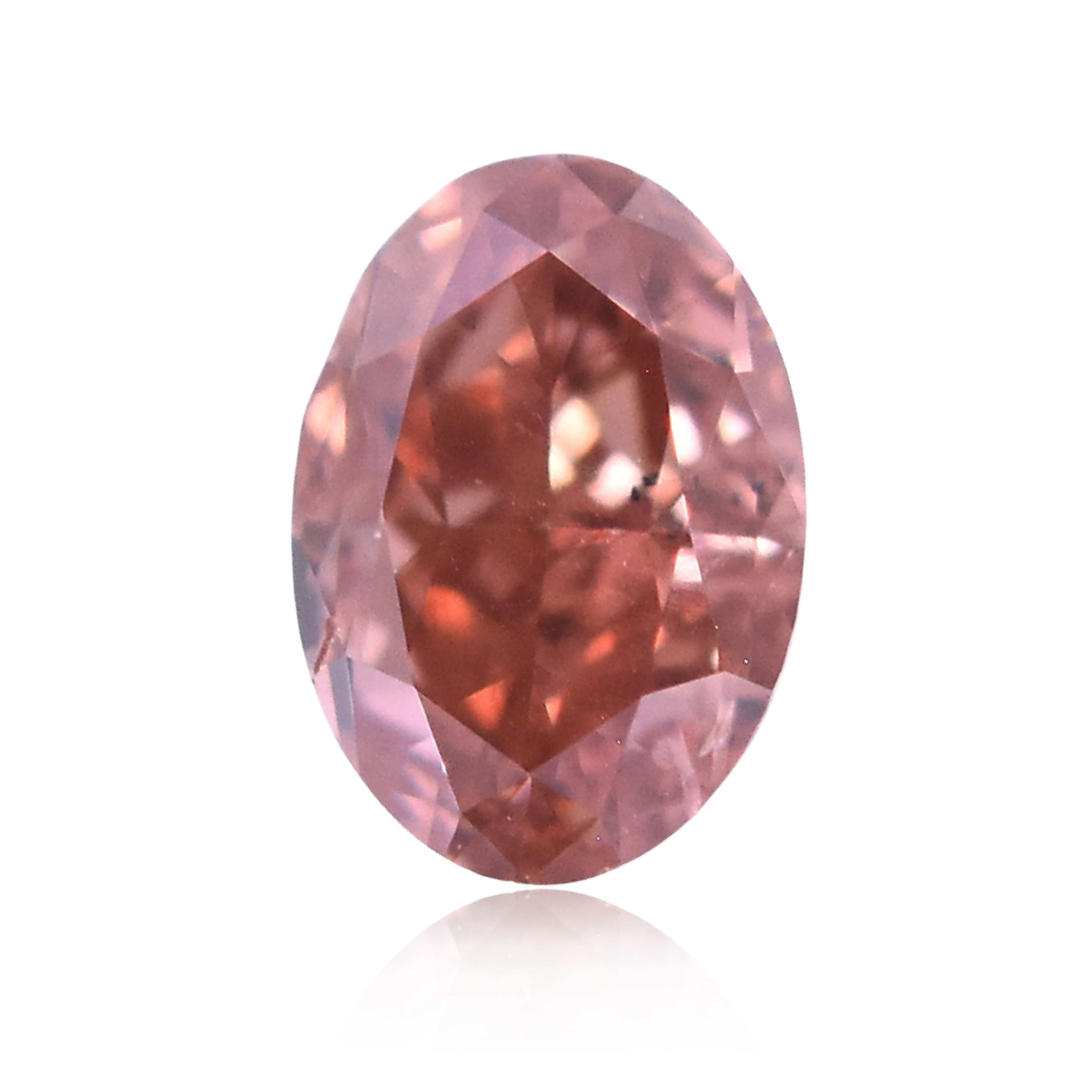 Diament 0.26 ct Fancy Deep Orangey Pink/SI1