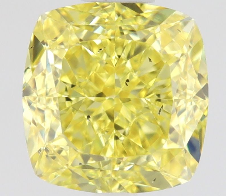 Diament 0.71 ct Fancy Vivid Yellow/SI1