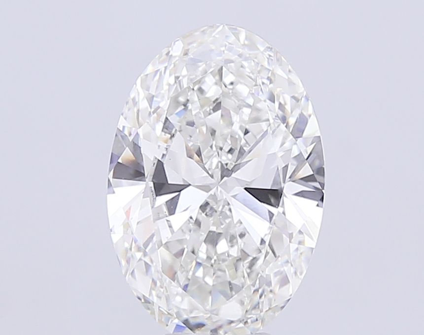 7.02 ct. oval Lab Grown Diamond front image