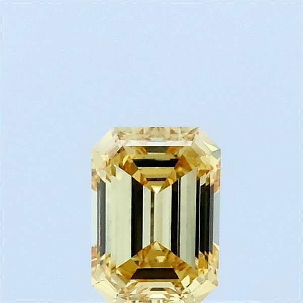 0.38 CT Fancy Intense Yellow EMERALD