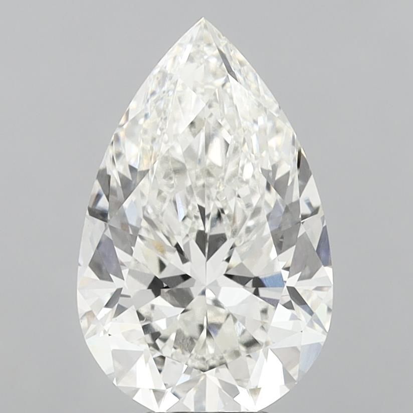 7.01 ct. pear Lab Grown Diamond front image