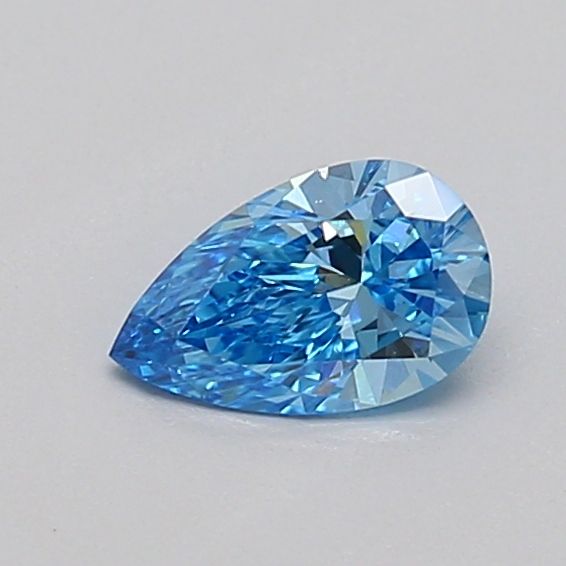 0.36 CT Fancy Vivid Blue PEAR
